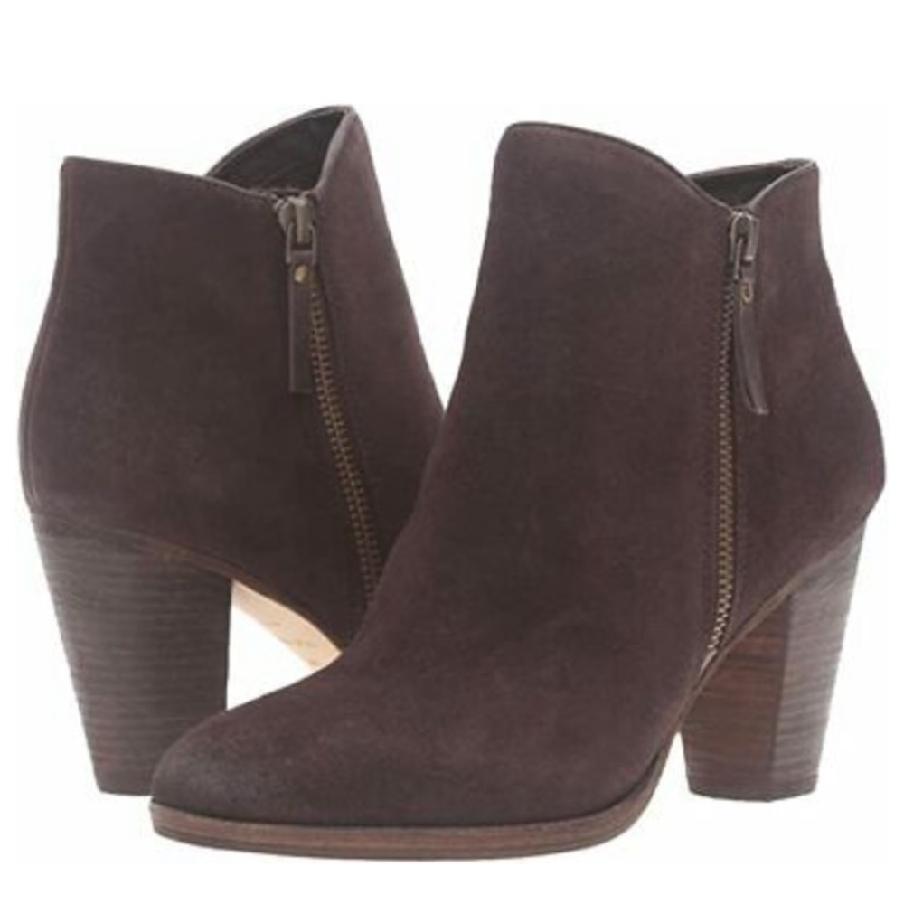 Cole Haan Hayes Suede Ankle Bootie In Java